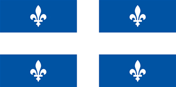 Flag of Québec.
